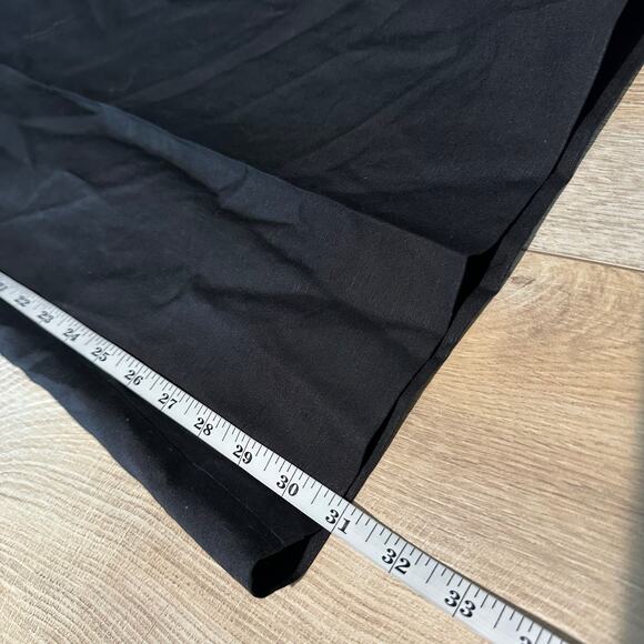 Banana Republic Tencel Linen Wide Leg Pant Black 12 Style 445928 - Picture 11 of 11